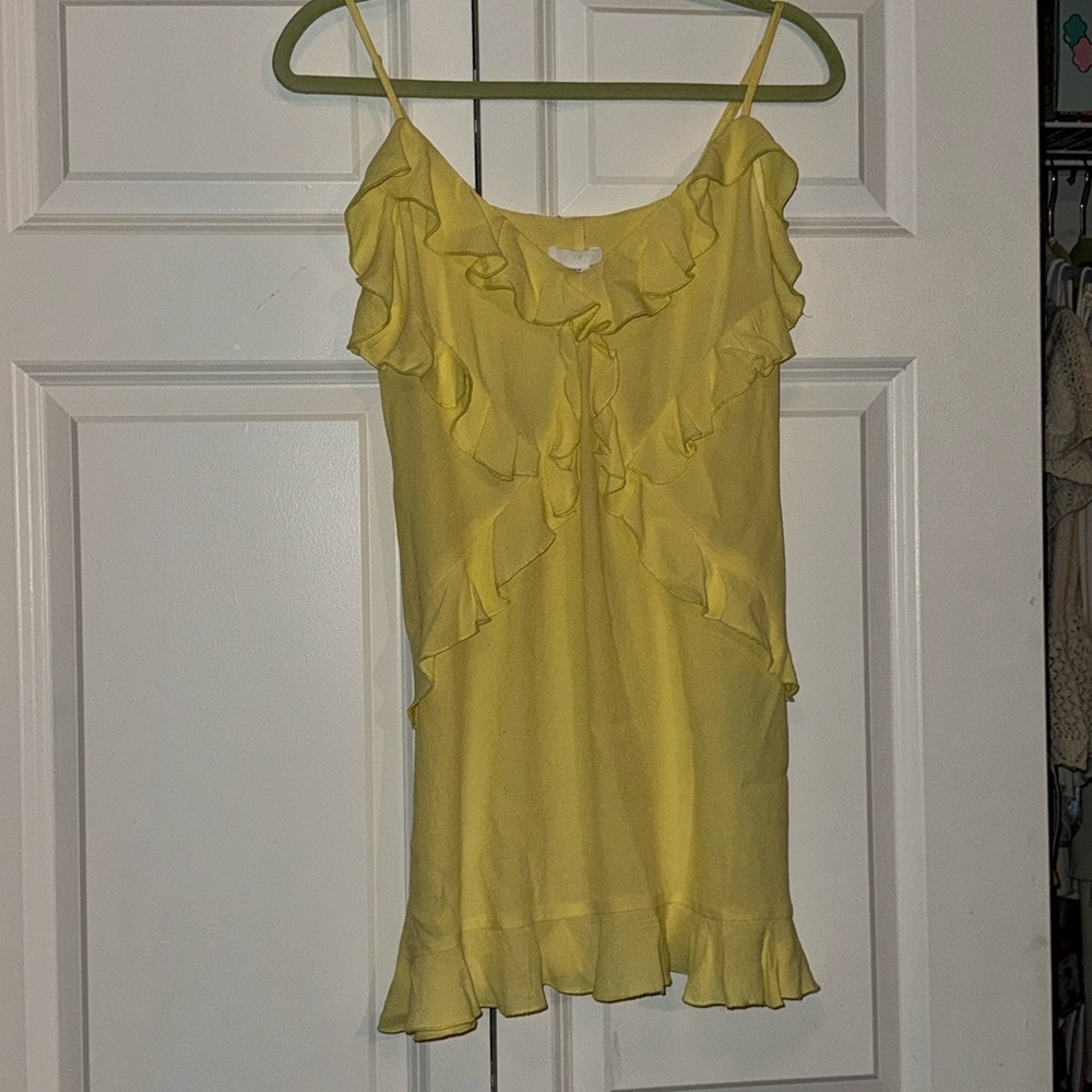 H&M New Yellow mini dress